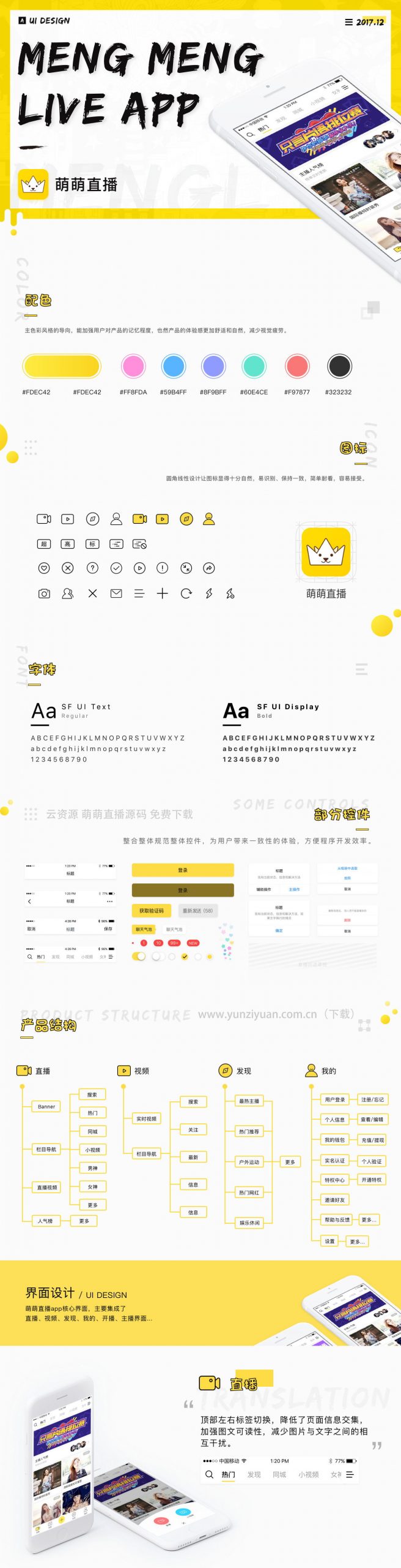 图片[1]-2020新款开发萌萌直播社交视频社区精品移动双端原生开发源码-理遇资源