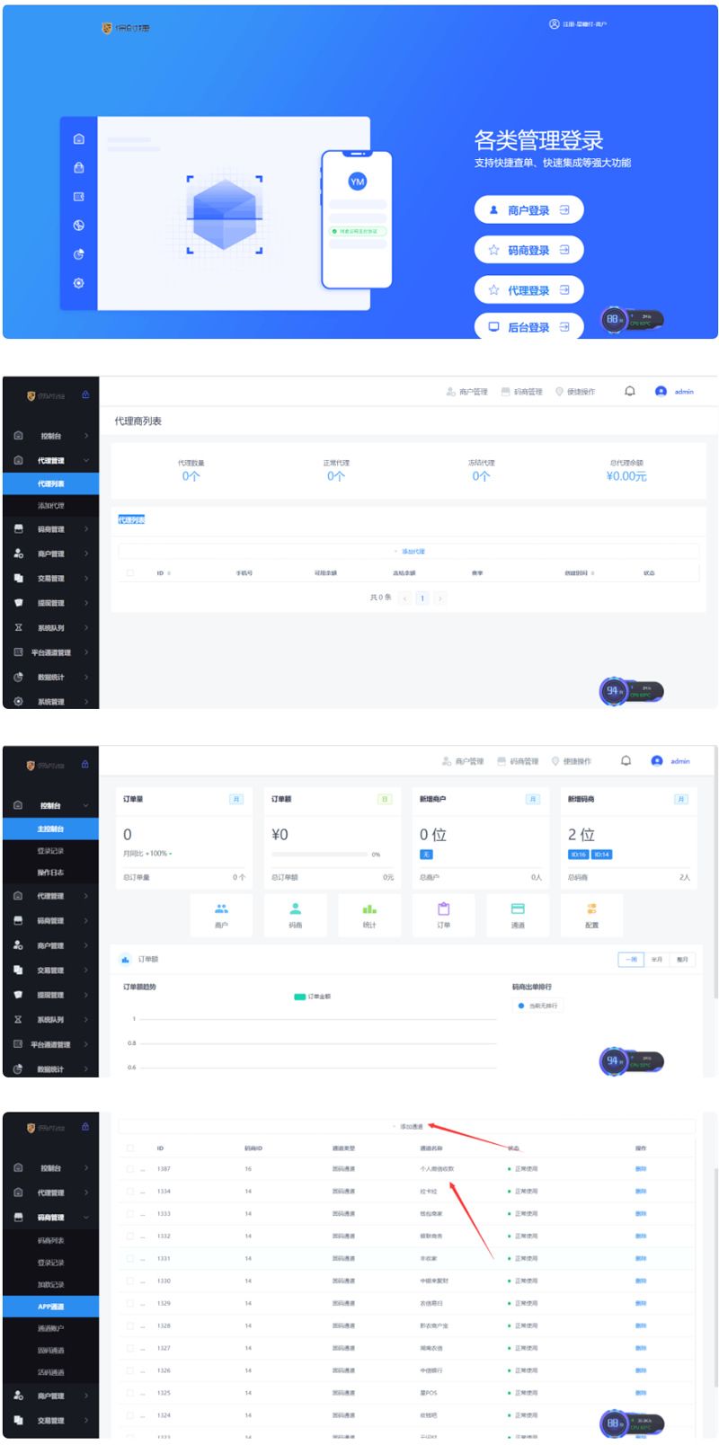 图片[1]-最新更新云码付，星糖付多合一全自动码商，商户，代理，支付一体-理遇资源