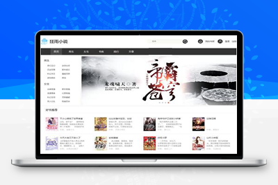 狂雨小说CMS V1.5.2版本/简洁大气小说网站系统-理遇资源