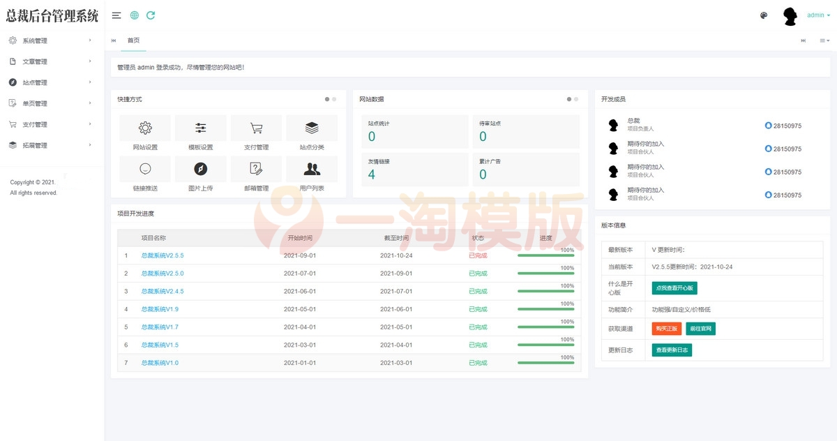 图片[2]-2022最新总裁导航系统源码全开源版本源码下载-理遇资源