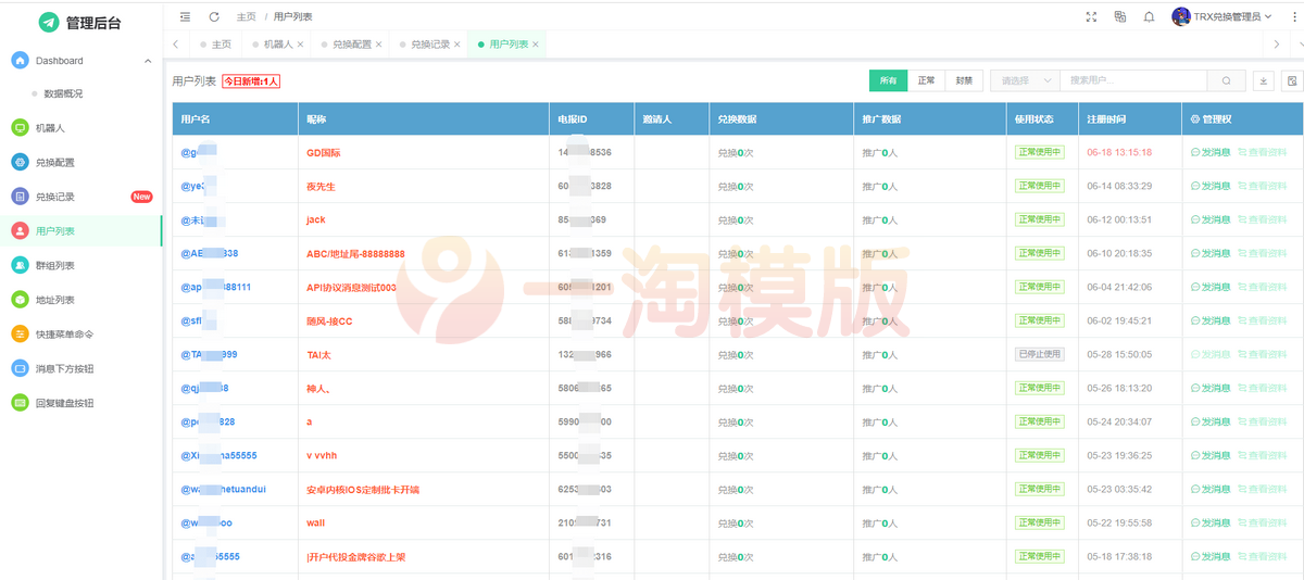 图片[4]-亲测简单快速方便机器人框架TRX自动兑换机器人源码+搭建教程-理遇资源